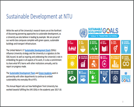 Sustainability Report Cover